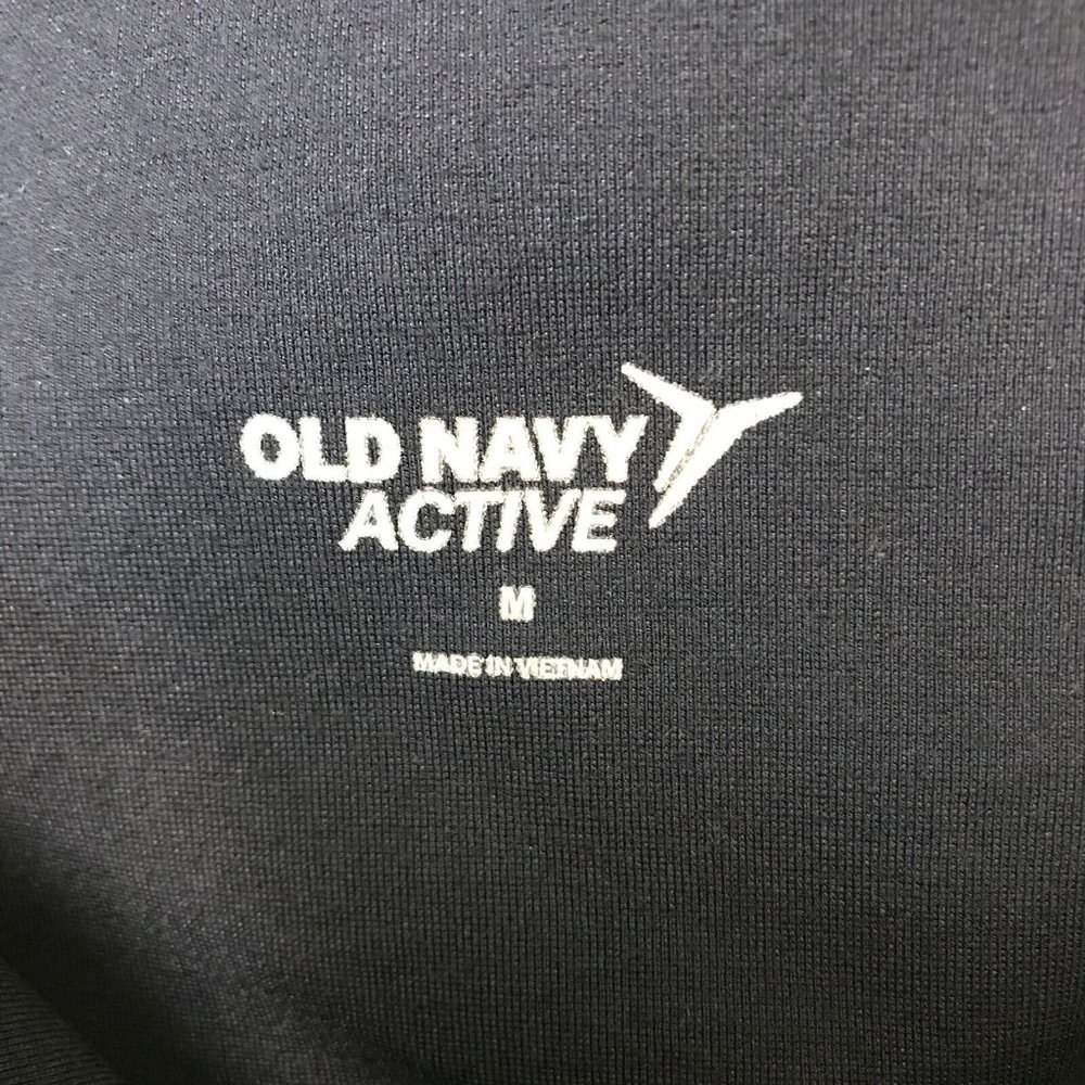 Old Navy Women's Blue Elastic Waist Pull On Active Athletic Cropped Leggings M - Picture 5 of 5